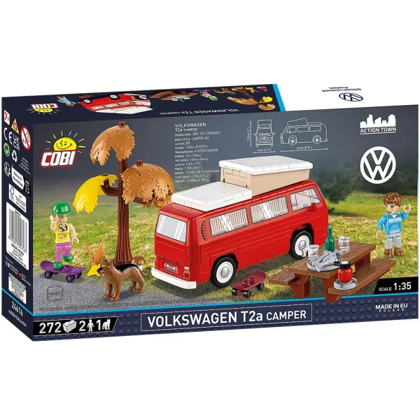 COBI: Volkswagen T2a Camper set di costruzione (24616) immagine 8