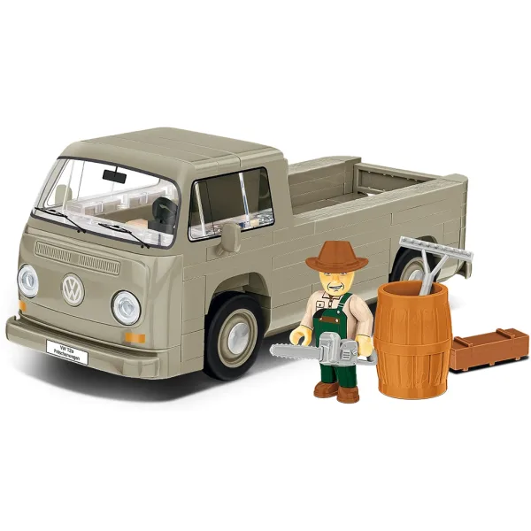 COBI: Volkswagen T2a camion con pianale set di costruzione (24618) immagine 2