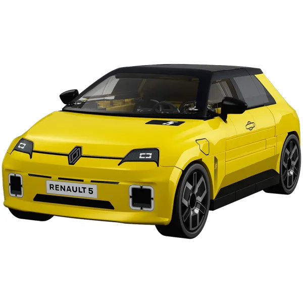 COBI: giocattolo da costruzione dellauto Renault 5 E-Tech gialla (24673) immagine 2