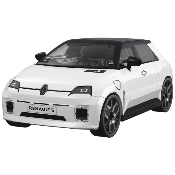 COBI: gioco di costruzione dellauto Renault 5 E-Tech bianca (24675) immagine 2