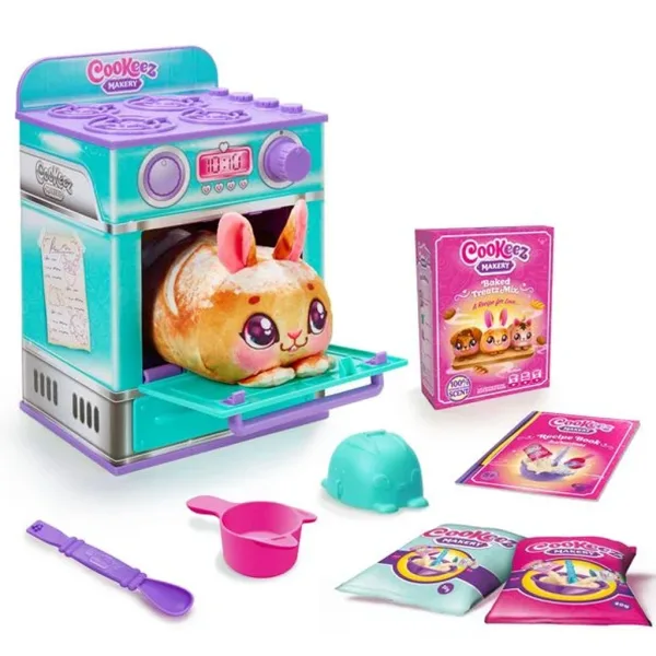 COOKEEZ Makery: Set da gioco forno turchese con peluche a sorpresa immagine 3