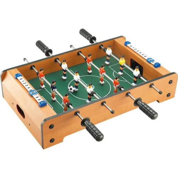 Calcio balilla in legno 50x25x10 cm immagine 2