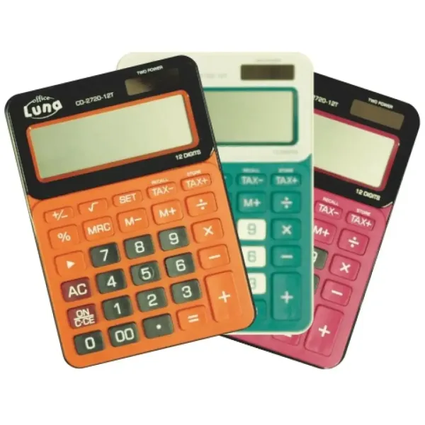 Calcolatrice CH-2720-12 con 12 caratteri in più varianti di colore immagine 1