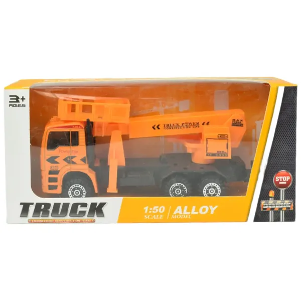 Camion: Veicoli da costruzione in metallo in diverse varianti 19 cm immagine 11