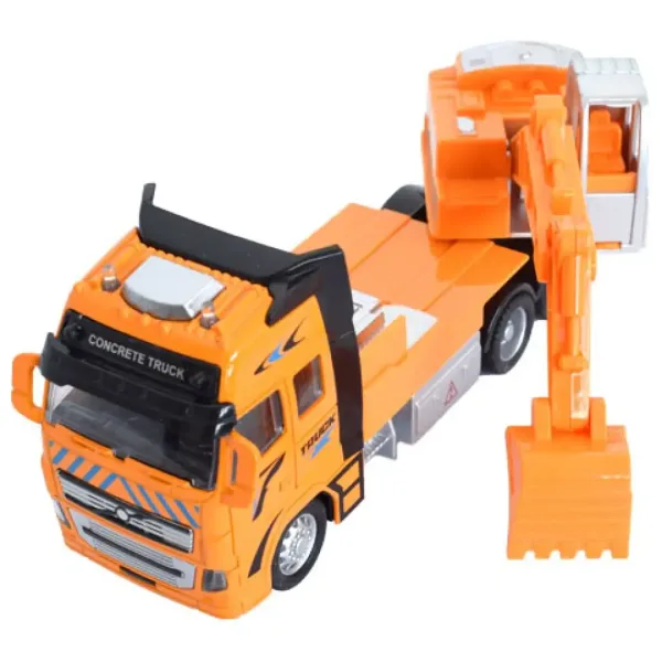 Camion con benna giallo con luci e suoni 1/38 immagine 3