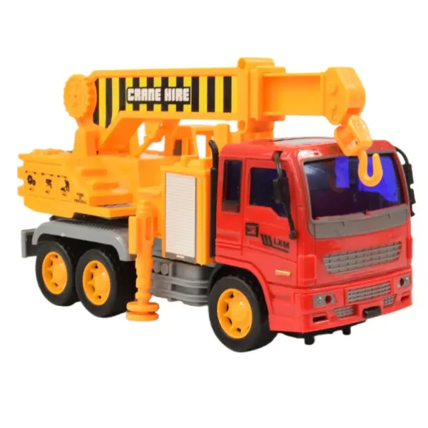 Camion da costruzione: Camion gru con meccanismo a volano 19cm immagine 2