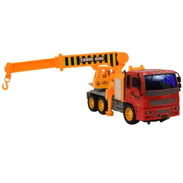 Camion da costruzione: Camion gru con meccanismo a volano 19cm immagine 4