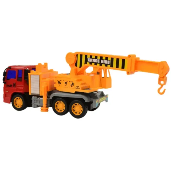 Camion da costruzione: Camion gru con meccanismo a volano 19cm immagine 7