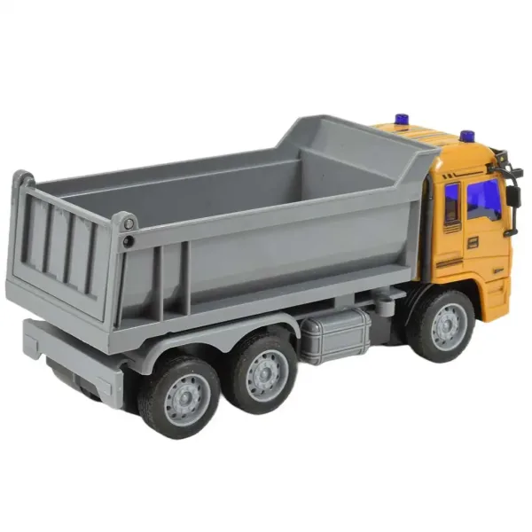 Camion da costruzione telecomandato RC con effetti luminosi 27MHz 20cm in diverse varianti 1 pezzo immagine 2
