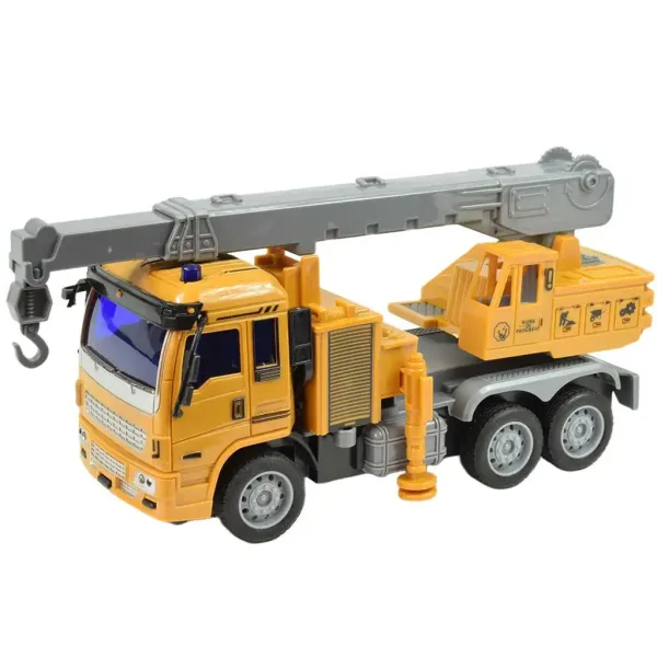 Camion da costruzione telecomandato RC con effetti luminosi 27MHz 20cm in diverse varianti 1 pezzo immagine 6