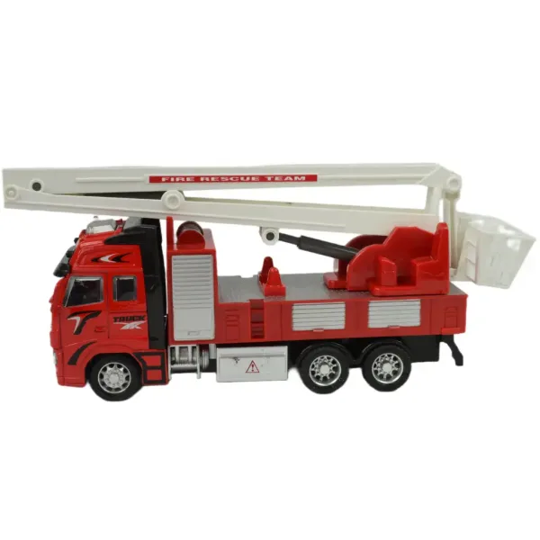 Camion dei pompieri: Autopompa con gru a frizione con luci e suoni 20cm immagine 2
