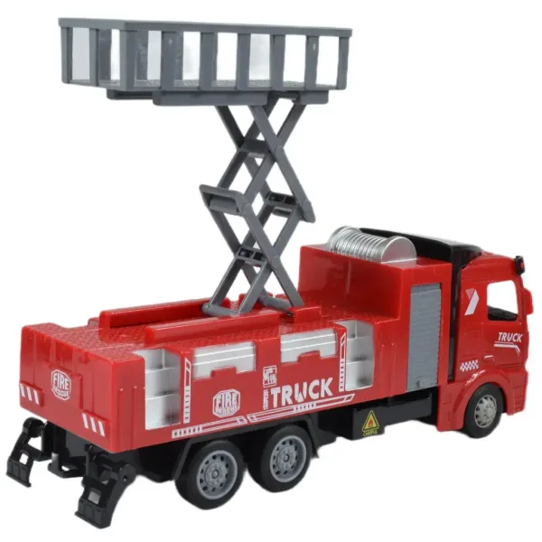 Camion dei pompieri: Set di 3 autopompe a retrocarica immagine 5
