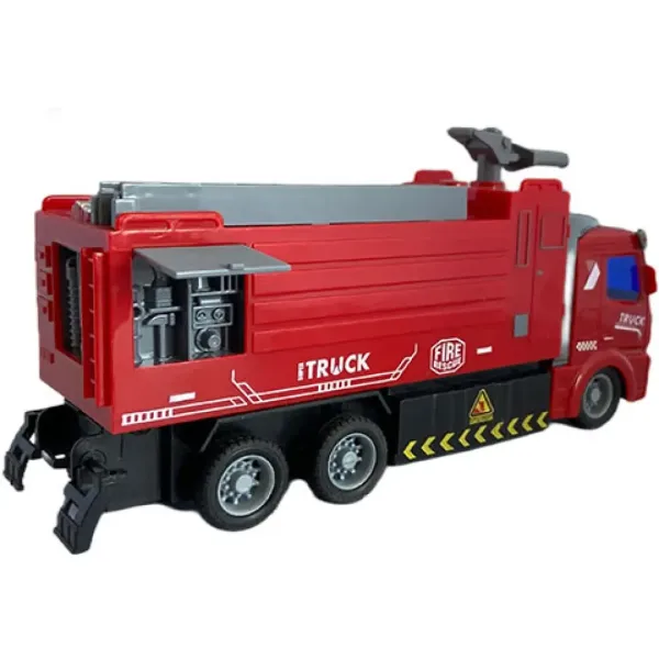Camion dei pompieri telecomandato RC con effetti luminosi in scala 1/48, 19 cm immagine 2