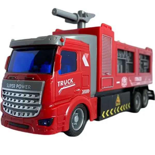 Camion dei pompieri telecomandato RC con effetti luminosi in scala 1/48, 19 cm immagine 4