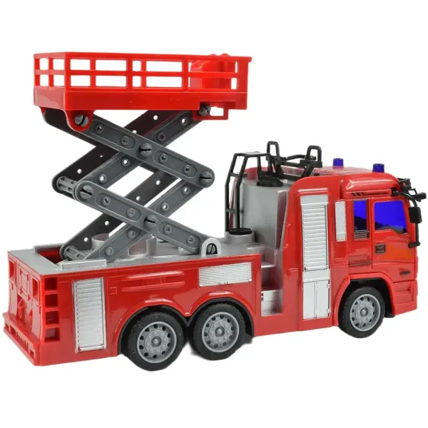 Camion dei pompieri telecomandato RC con luci 27MHz 20cm in tre varianti 1 pezzo immagine 4