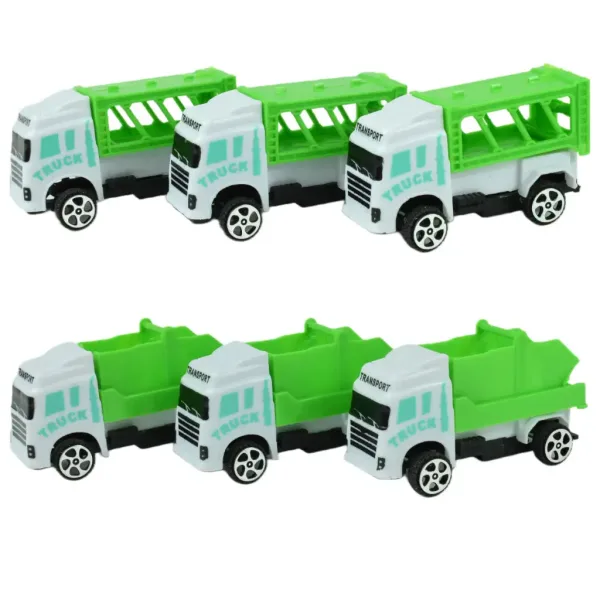 Camion della nettezza urbana: set di 12 camion per la raccolta dei rifiuti 1/64 immagine 2