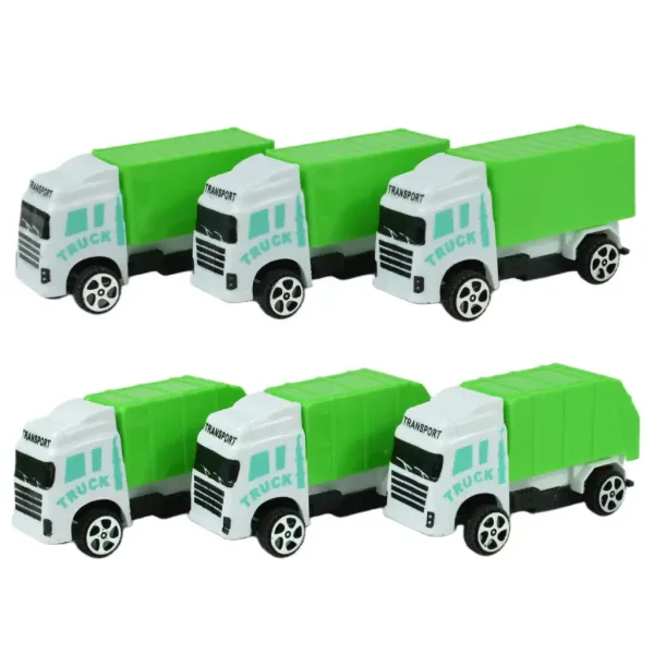 Camion della nettezza urbana: set di 12 camion per la raccolta dei rifiuti 1/64 immagine 3