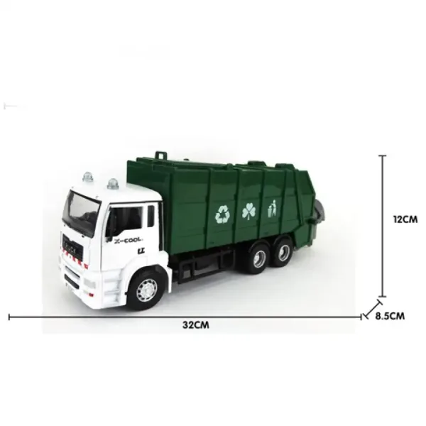 Camion della spazzatura da 32 cm immagine 2