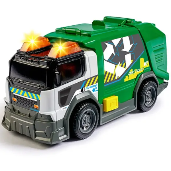 Camion della spazzatura urbano con luci e suoni 15cm - Dickie Toys immagine 2