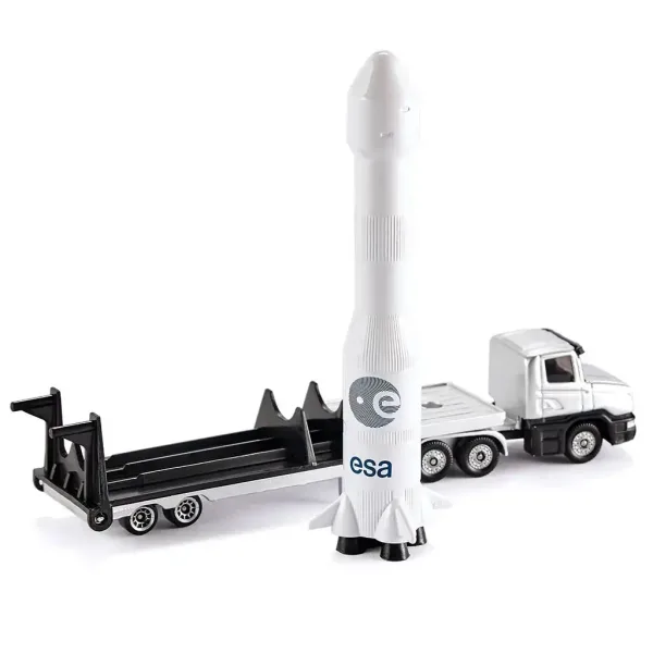 Camion missione spaziale SIKU con rimorchio razzo 1/87 immagine 2