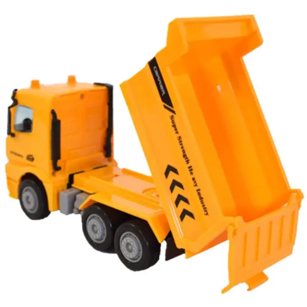Camioncino ribaltabile giallo 17cm immagine 2