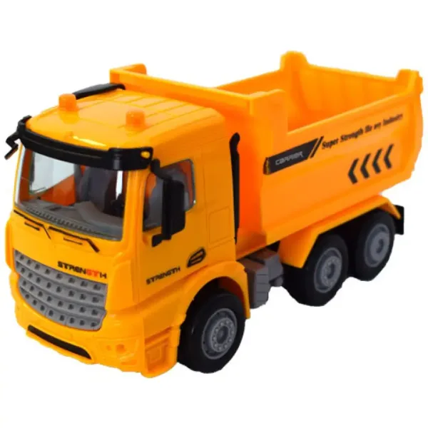 Camion ribaltabile giallo 17 cm immagine 2