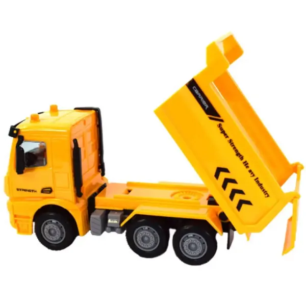 Camion ribaltabile giallo 17 cm immagine 3