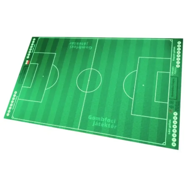 Campo da calcio da tavolo 55x90 cm, con set di adesivi per squadre in omaggio nel contenitore. immagine 3