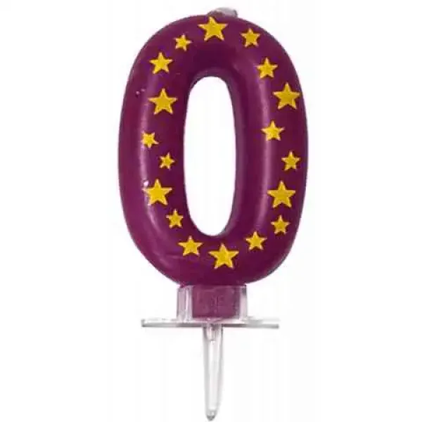 Candela a forma di stella numero 0 immagine 2