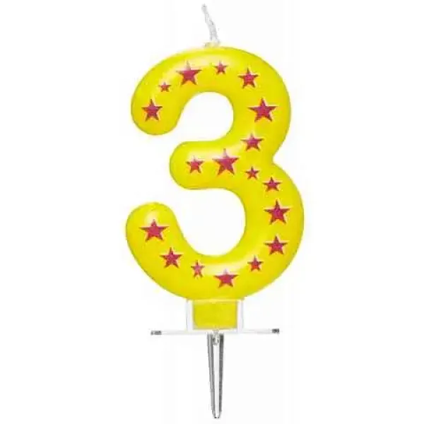 Candela a forma di stella numero 3 immagine 2