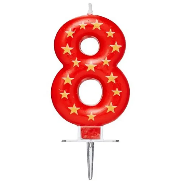Candela a forma di stella numero 8 immagine 2