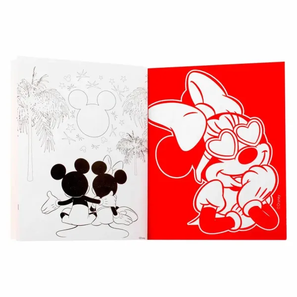 Canenco: Libro di arte con feltro e colorazione di Minnie Mouse immagine 2