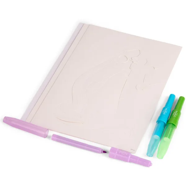 Canenco: Set da colorare Principesse Disney con pennarello spray, in busta formato A4 immagine 4