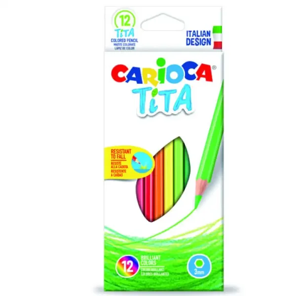 Carioca: Matite colorate Tita 12 pezzi immagine 1