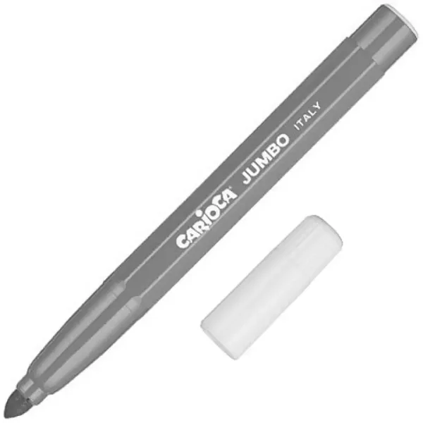 Carioca: Pennarello Jumbo lavabile colore grigio 1 pezzo immagine 1