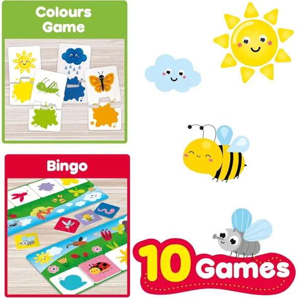 Carotina Baby: Collezione di giochi educativi per i più piccoli con 10 giochi diversi - Lisciani immagine 5