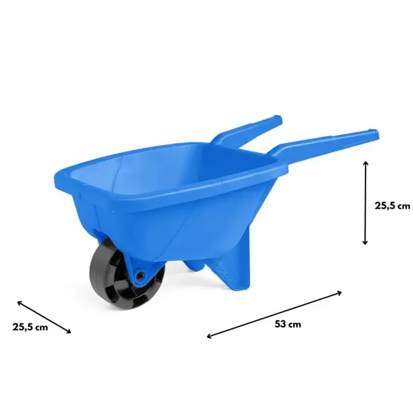Carriola da sabbia blu 53 cm - Wader immagine 2