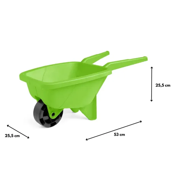 Carriola da sabbia verde 53 cm - Wader immagine 2