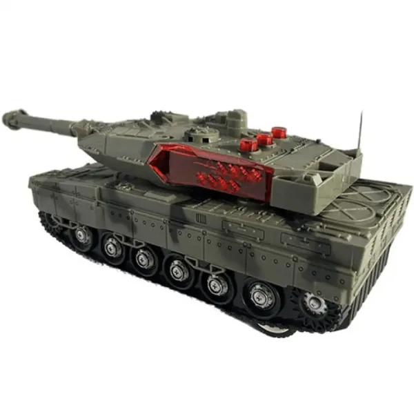 Carro armato Leopard 2 telecomandato con effetti luminosi 23 cm immagine 5