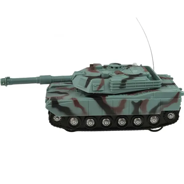 Carro armato M1 Abrams con telecomando RC, mimetico, con luci e suoni, scala 1/32, 22 cm immagine 2