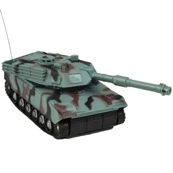 Carro armato M1 Abrams con telecomando RC, mimetico, con luci e suoni, scala 1/32, 22 cm immagine 4