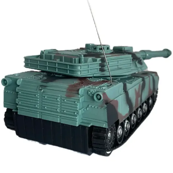 Carro armato M1 Abrams con telecomando RC, mimetico, con luci e suoni, scala 1/32, 23 cm immagine 4