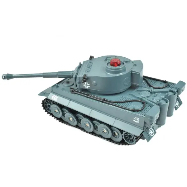 Carro armato Tigre tedesco telecomandato RC con funzioni realistiche, scala 1/30, 2,4GHz, 30cm immagine 4