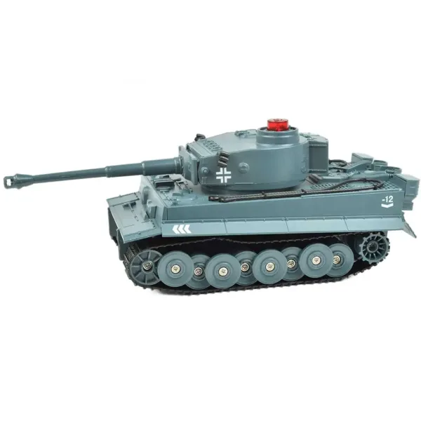 Carro armato Tigre tedesco telecomandato RC con funzioni realistiche, scala 1/30, 2,4GHz, 30cm immagine 5
