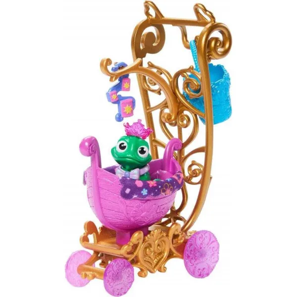 Carrozza per piccoli animali delle Principesse Disney Rapunzel - Mattel immagine 2