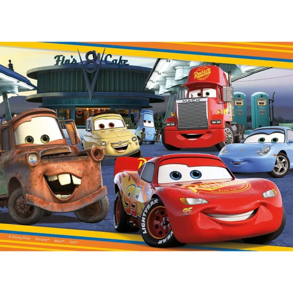 Cars 2 in 1 maxi puzzle da 2x24 pezzi e album da colorare - Lisciani immagine 3