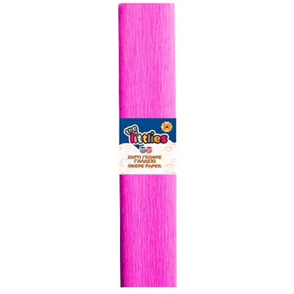 Carta crespa rosa 50x200cm immagine 1