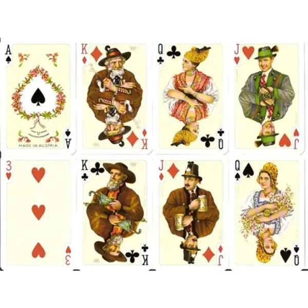 Carte da gioco di lusso - Folklore 2x55 carte - Piatnik immagine 2