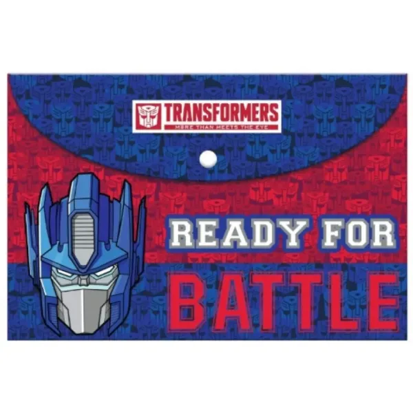 Cartella portadocumenti Transformers con chiusura a pressione, formato A4 immagine 1