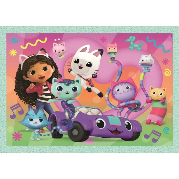 Casa delle bambole Gabi 4 in 1 Supercolor puzzle - Clementoni immagine 3